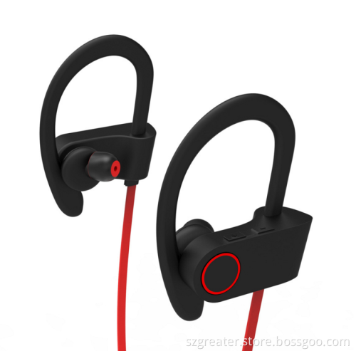 SoundBuds Q6 Bluetooth Earbuds Sweatproof, Secure Fit Sport Wireless Headphones with Enhanced Bass for Work Out, Running